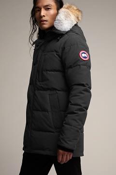 Chamarras Canada Goose Hombre Mexico - Carson Abrigos Negros QK0534986
